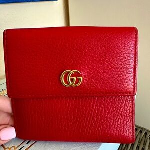 Gucci Red Leather Women’s wallet
